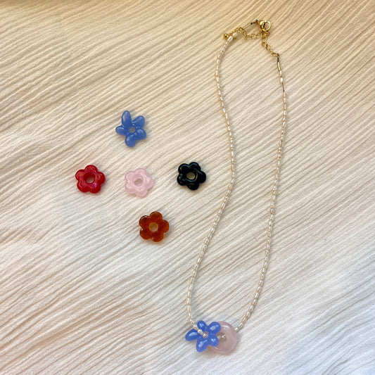 Dainty pearl necklace