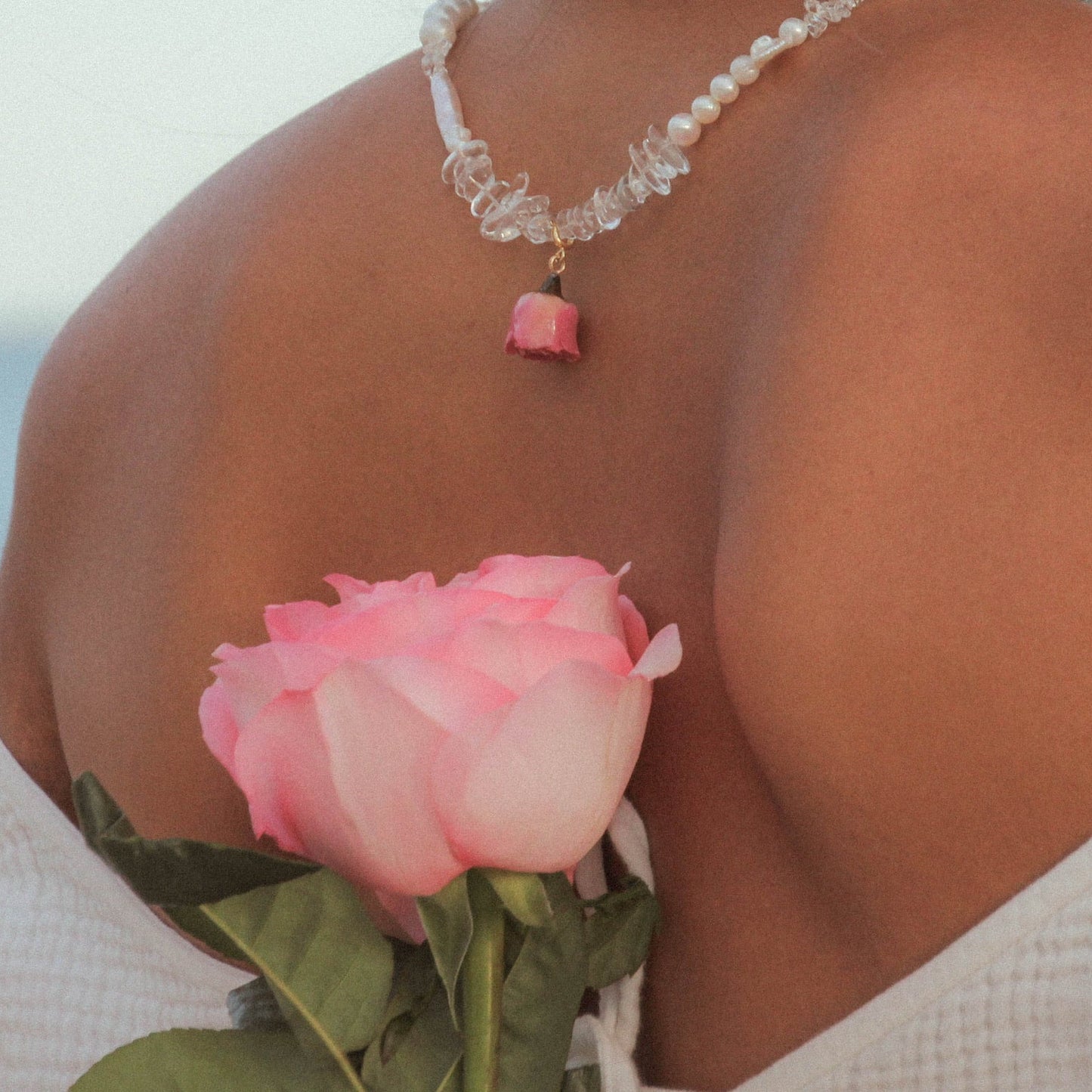 Yuki Bara – Rose Pendant Necklace