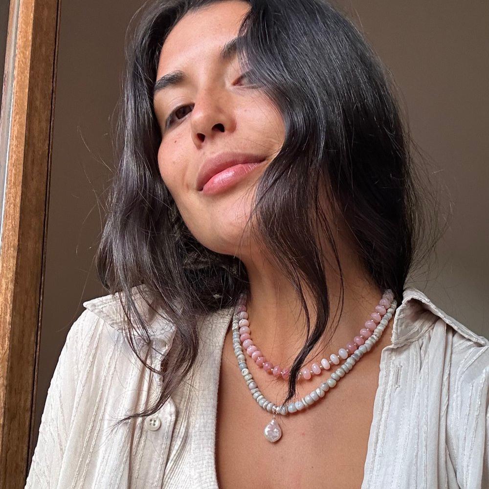 IRIS necklace | Raw Opals