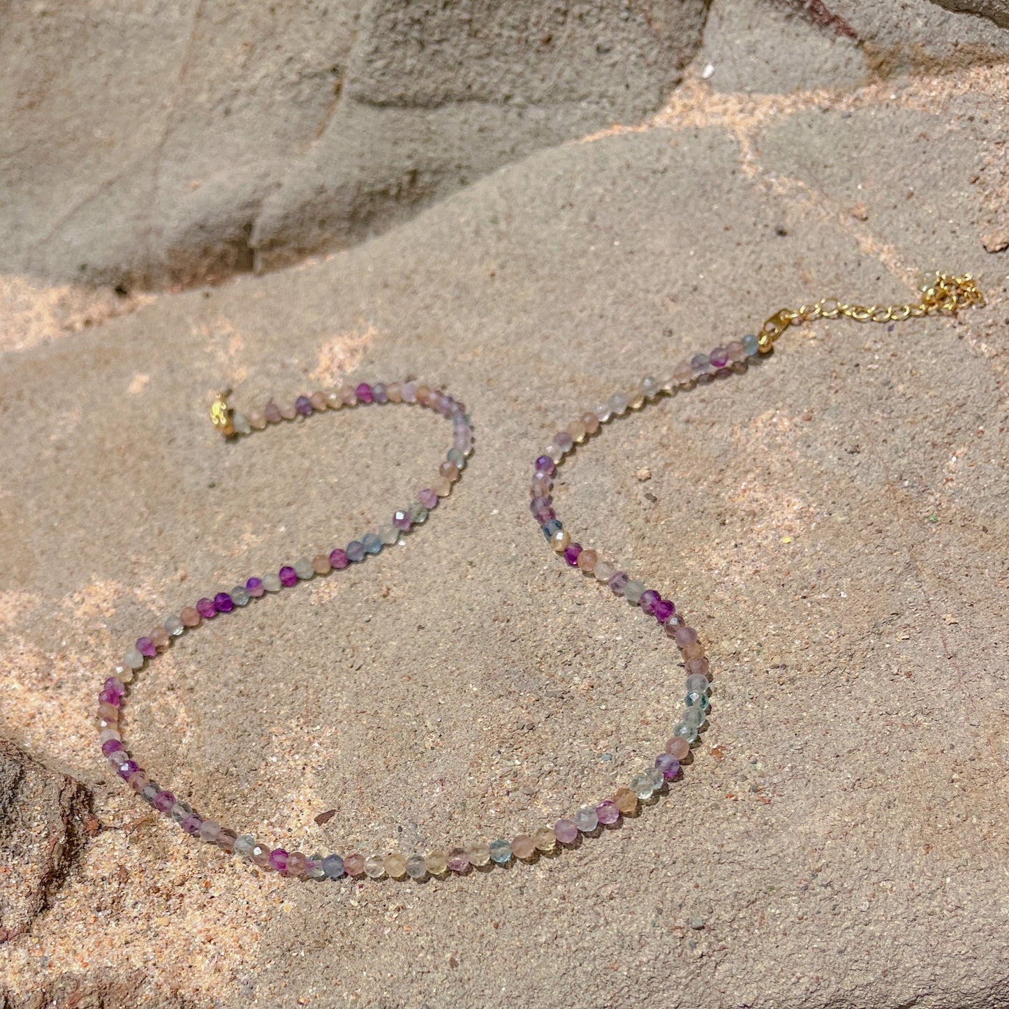 Kasumi | Tiny Fluorite Necklace
