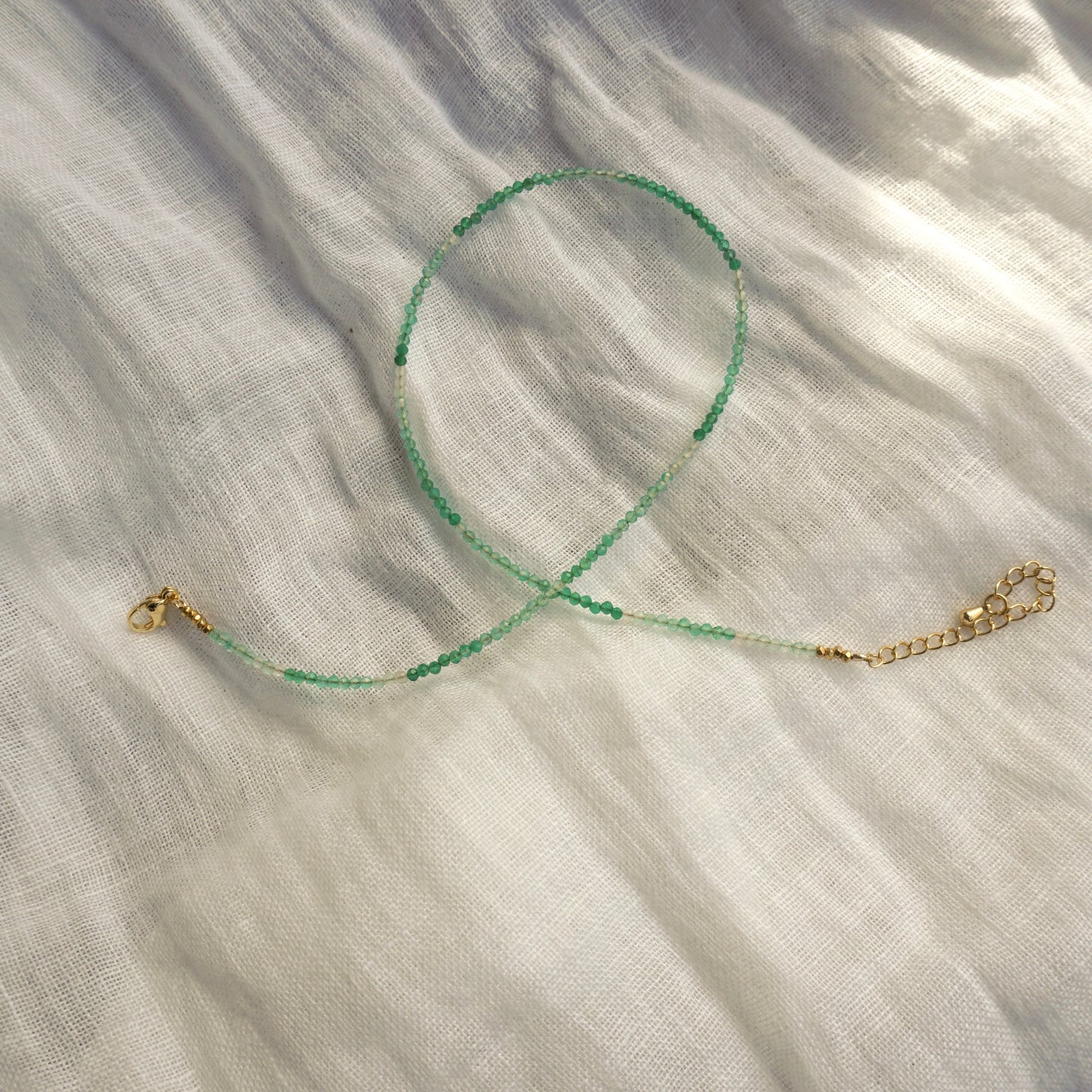 VERDANT - green onyx choker