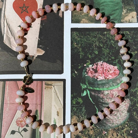 Kokoro | Pink Opal Necklace